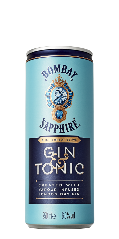 Bombay Sapphire & Tonic, Can
